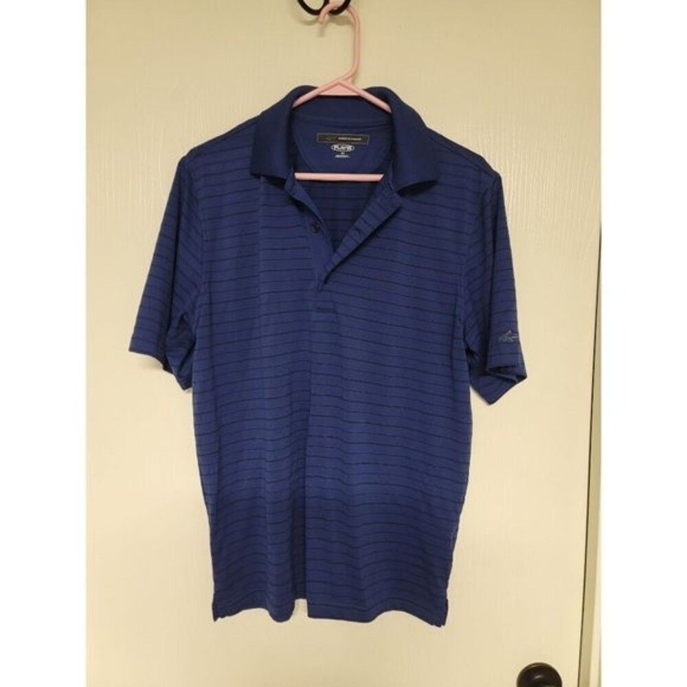 ~ mens blue greg norman athletic polo size small